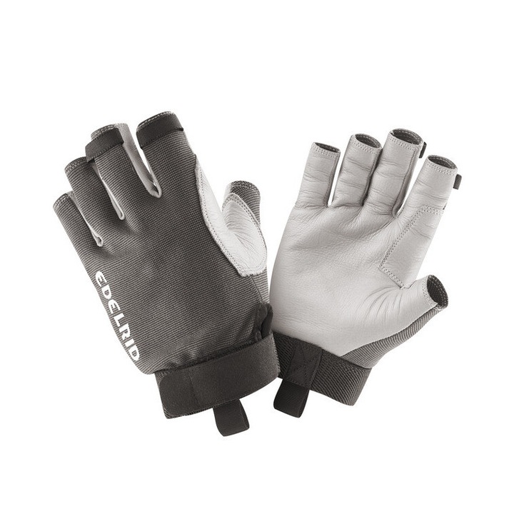 Manusi de protectie Edelrid Work Glove Open, elastice, gri, S