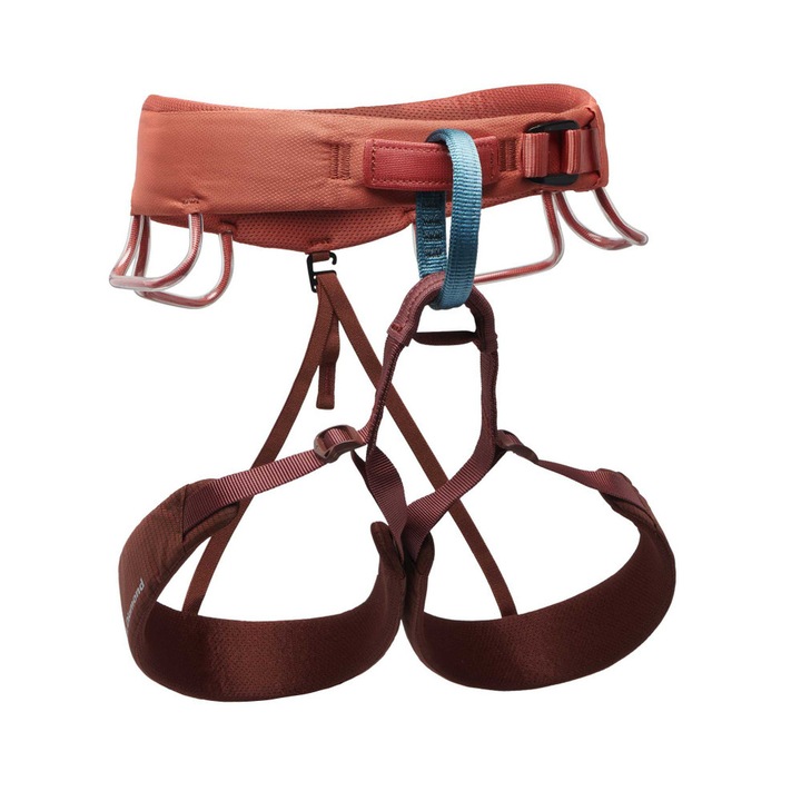 Ham de escalada pentru femei Black Diamond Momentum, 4 bucle pentru echipament, ajustare rapida, multicolor, marime standard