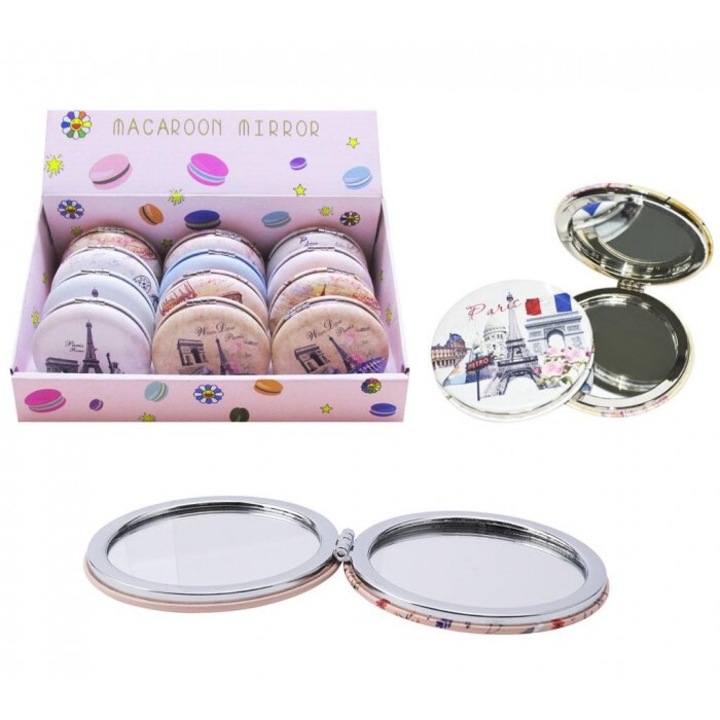 Oglinda dubla rotunda Trifox, Paris, 7cm