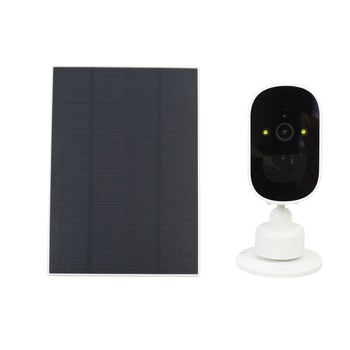 Camera supraveghere video PNI IP774 4MP, panou solar 3W, acumulator 4000mAh incorporat, detectie miscare, slot card micro SD, vizibilitate nocturna, audio bidirectional, IP65