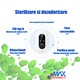 Purificator de aer cu ozon, MAX CONNECT, 5W, 130mg/h, pentru suprafete de pana la 30 mp, 4 moduri functionare, LCD, mini generator de ozon, 5 milioane de ioni negativi, alimentare 220V, alb