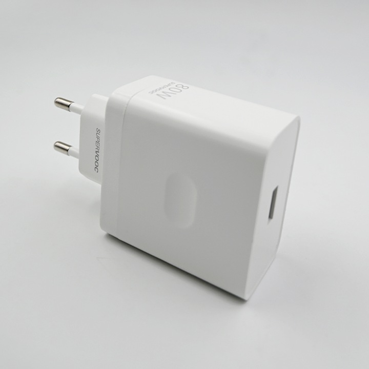 SupeVooC USB töltő 80W, AHA PRINT, Oppo-hoz, hármas védelem túlfeszültség, rövidzárlat, túltöltés
