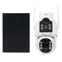 Camera supraveghere video PNI IP792 dual lens 2MP + 2MP, panou solar 3W, acumulator 6000mAh incorporat, detectie miscare, slot card micro SD, vizibilitate nocturna, audio bidirectional, IP65