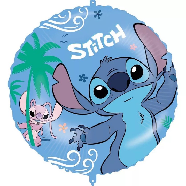 Lilo and Stitch, The star dog фолиев балон син 46 см