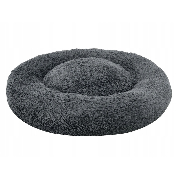 Culcus pentru animale, PRZYJACIELE, plus moale, gri, 80cm