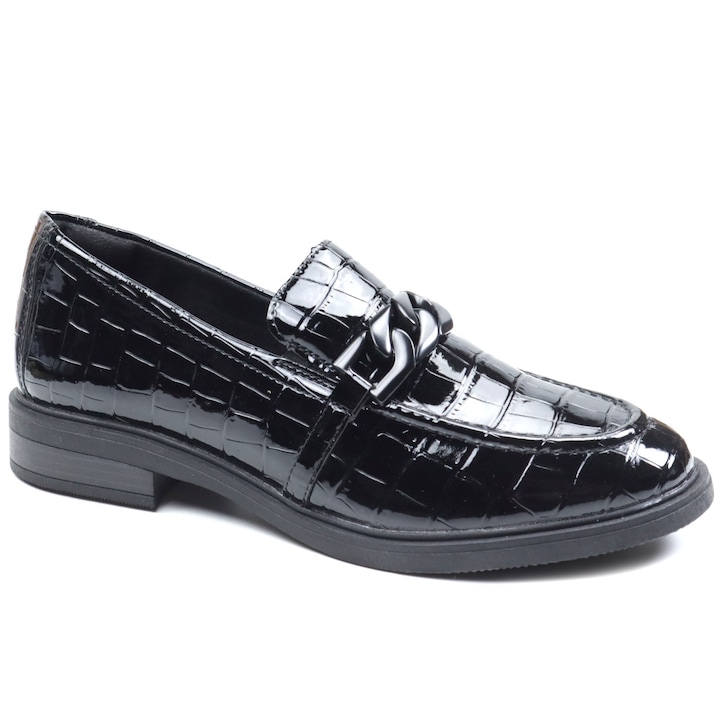 Pantofi dama D1U00 00-negru, Negru