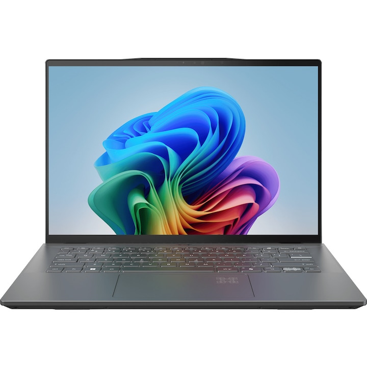 Laptop Acer Swift 14, 14.5" 120Hz, Snapdragon X Plus, 16GB RAM 1TB SSD, Adreno GPU, Windows 11 Home, gri (INT Keyboard)
