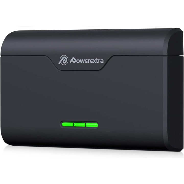 Incarcator rapid, PowerExtra, Pentru GoPro 5-12, Protectie baterie, Negru