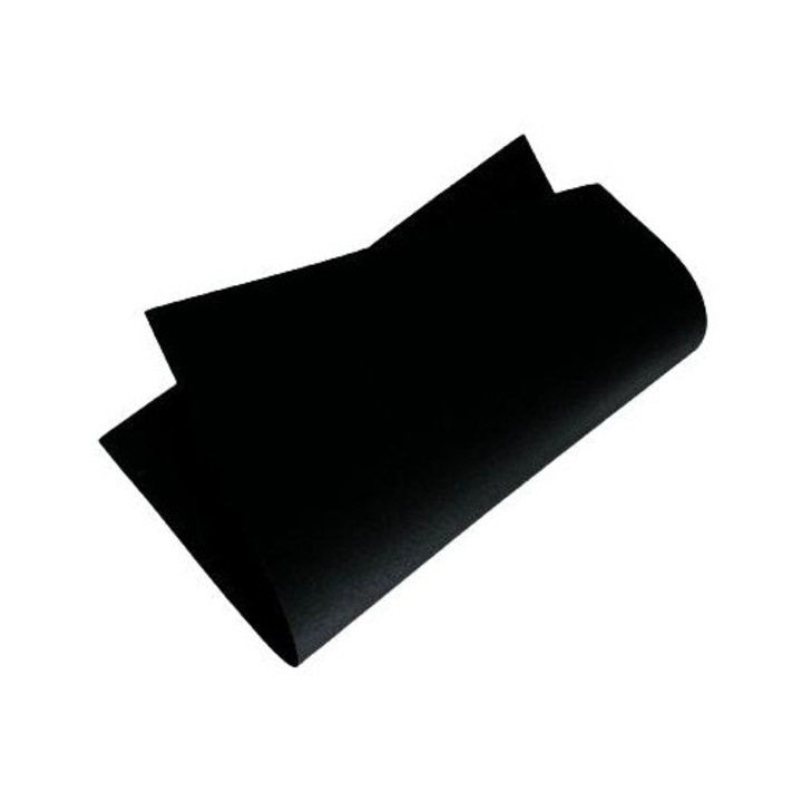 Fetru rigid 1.2mm 50X55cm, negru