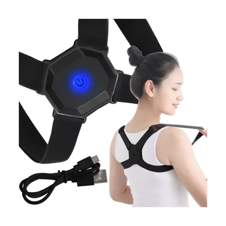 Intelligenst testtartás javító pánt - Fekete