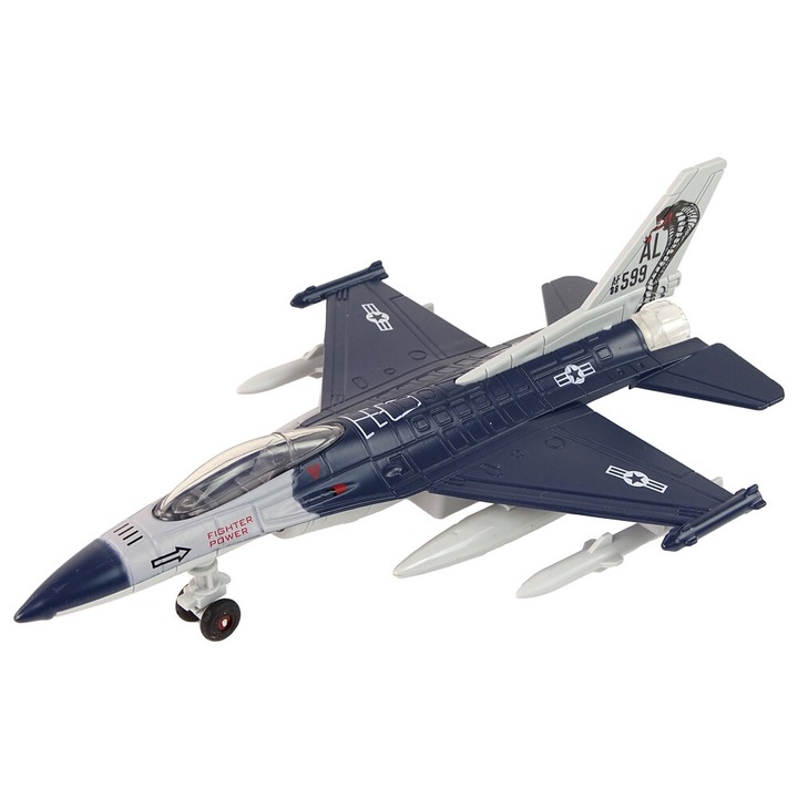 Самолет с триене на Lean Toys, 1:72, гранат, 21x6x14 см, звукови и светлинни ефекти