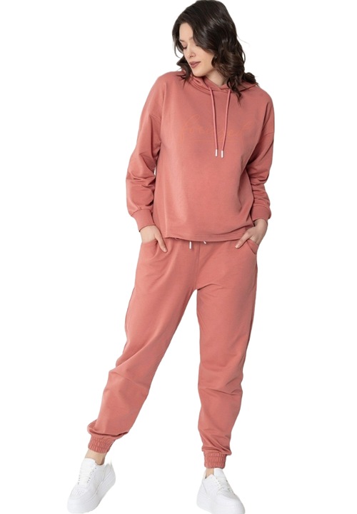 Trening Dama Bumbac UraMag, Gluga si snur, Piersica