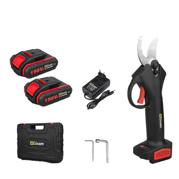 Foarfeca de gradinarit electrica, Otel, 500W