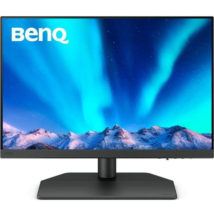 Монитор 24.1'' BenQ SW242Q, LED, IPS, 2560 x 1600, 1 x HDMI 2.0, USB Type-C с DisplayPort ф-я, 2 x USB 3.1 Downstream, 1 x DisplayPort 1.4, 1 x Audio Out, 1 x USB Type-B Upstream, Card reader
