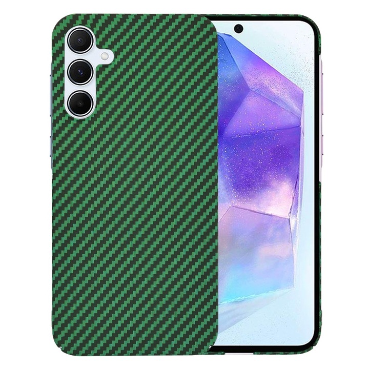 Калъф fixGuard Carbonite FiberShell за Samsung Galaxy A55 5G - Green