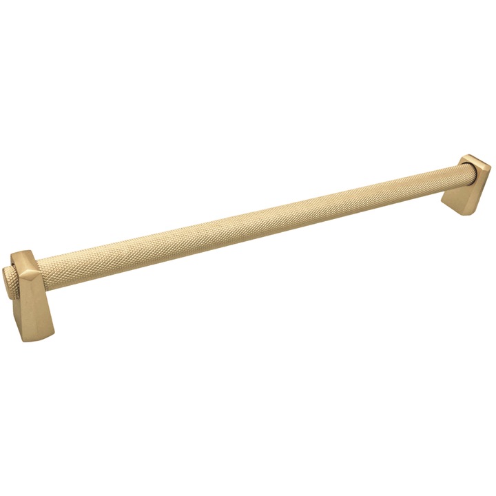 Maner pentru mobila Kasper Knurling, finisaj alama mata CB, 320 mm