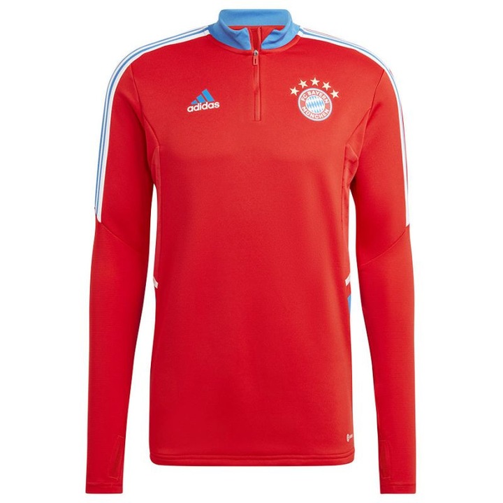 Спортна тениска adidas fc bayern training top, Синтетична, Червен, M INTL