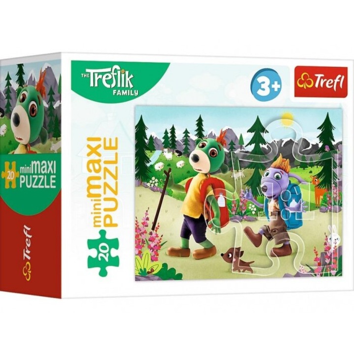 Puzzle Trefl, 20 darab, 3 év+, többszínű