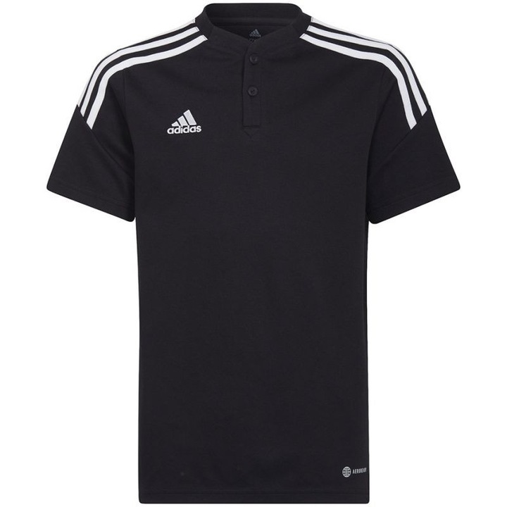 Детска спортна тениска Adidas Condivo 22, памук/полиестер, черна