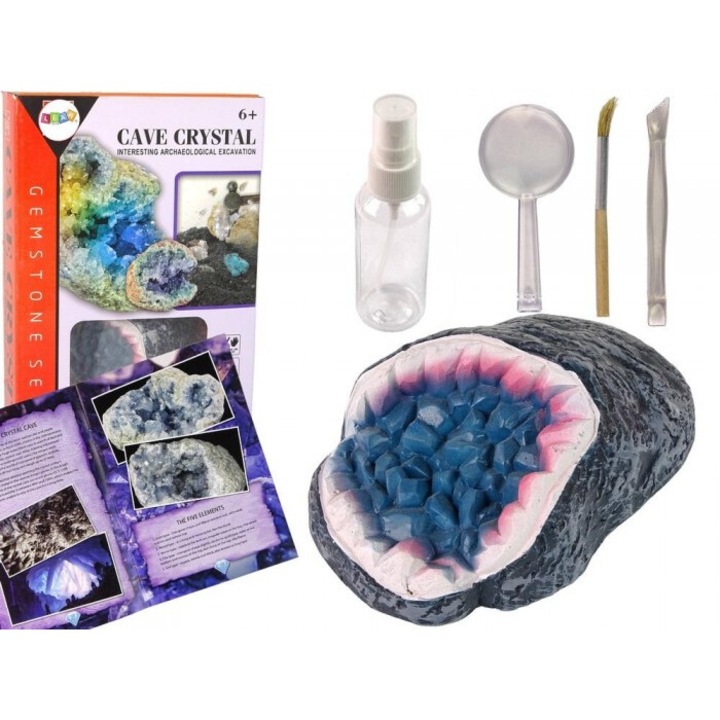 Set educativ de arheologie LEANToys, Mina de diamante, +6 ani