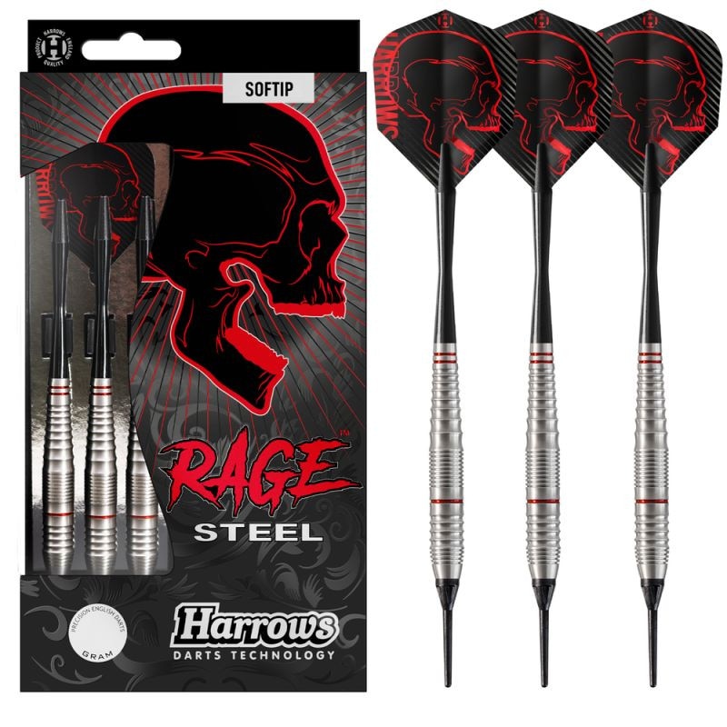 Sageti, 18g, negru/rosu, set cu shafturi Black Speedline si sageti