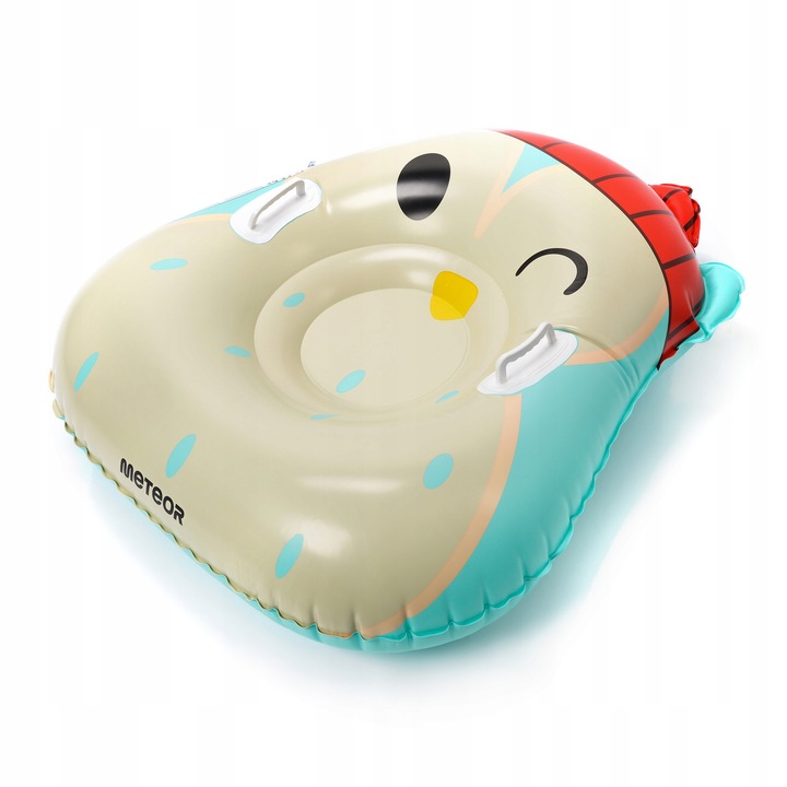 Meteor Owl szánkó, strapabíró PVC, ergonomikus fogantyúk, gyerekeknek, javítókészlet mellékelve