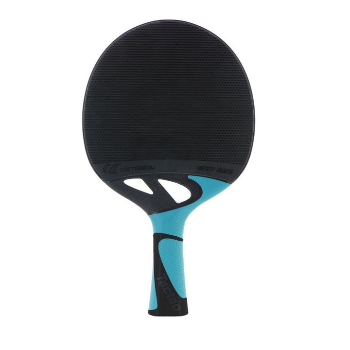 Paleta tenis de masa, Cornilleau, polimer, rezistenta la impact si intemperii, negru/albastru