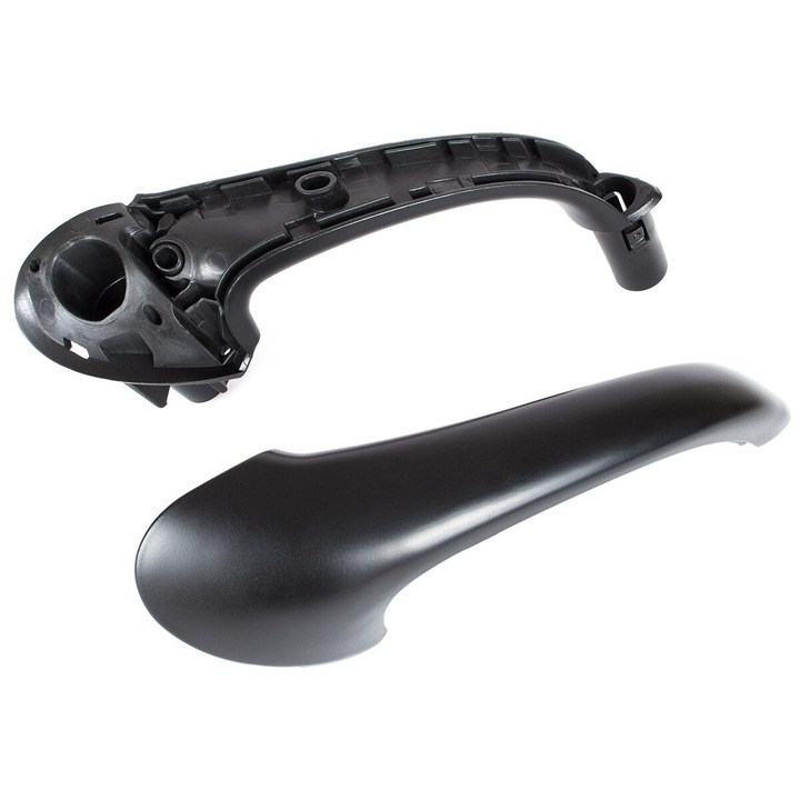 Bal első kilincs, Mercedes W203 C-osztály, 2000-2007, fekete, cseregarnitúra