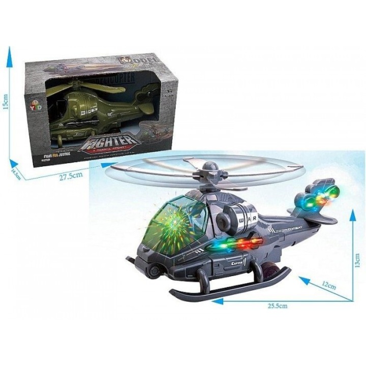 Играчка хеликоптер, Adar, включена батерия, 147x286 мм, +3 години