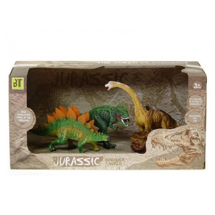 ADAR dinoszaurusz figura készlet, 3 db, 3+, 116x233 mm