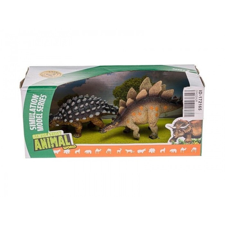 Adar dinoszaurusz figura készlet, többszínű, 3+, 104x268 mm, 2 db