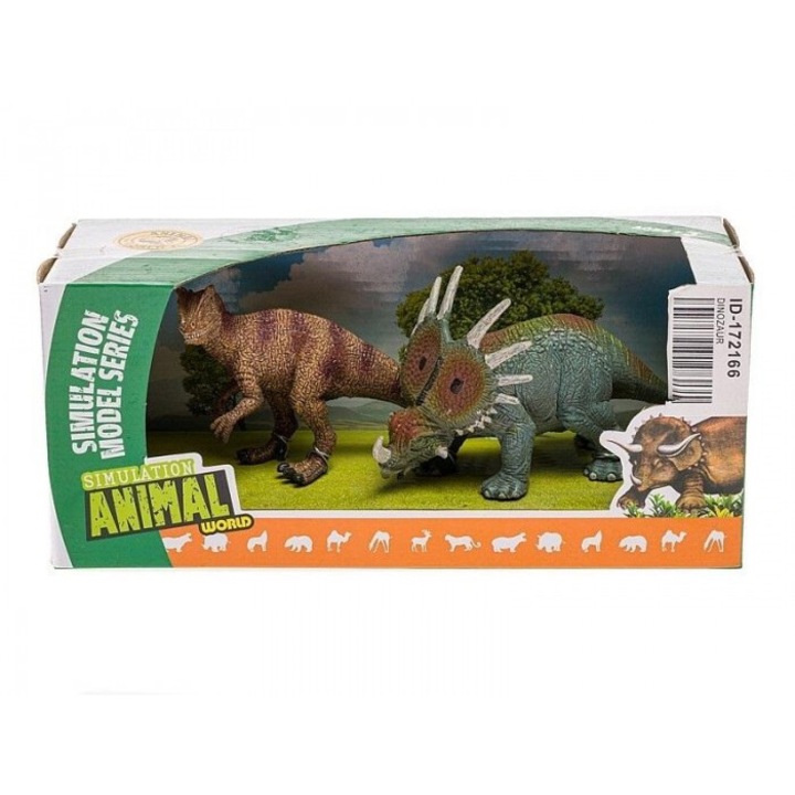 Adar dinoszaurusz készlet, 26x11x10cm, 3 év feletti gyerekeknek, dobozban, 2 db