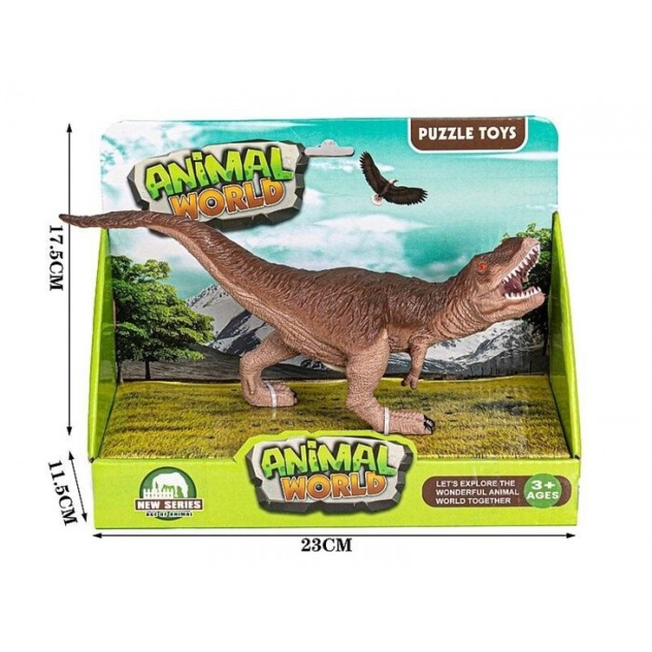 Adar dinoszaurusz figura, 118x237 mm, 3+, buborékfólia