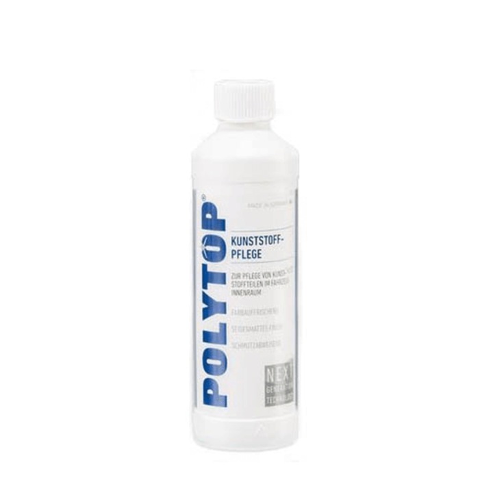 Autókozmetikai termék, Polytop, belső műanyag védelem, szatén hatású, antisztatikus, 500ml