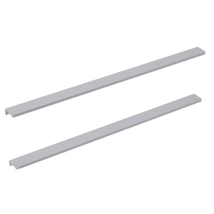 Manere Pentru Mobilier Baie Roca Elegance 80 Cm, Aluminiu, Crom, Set 2 Bucati