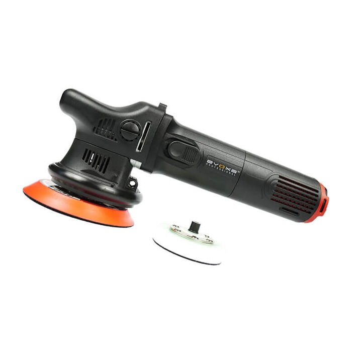 Kétfunkciós polírozógép, Evoxa HDF12 MkII, 850W, 2200-6800 OPM, 12mm, 75/125mm, fekete