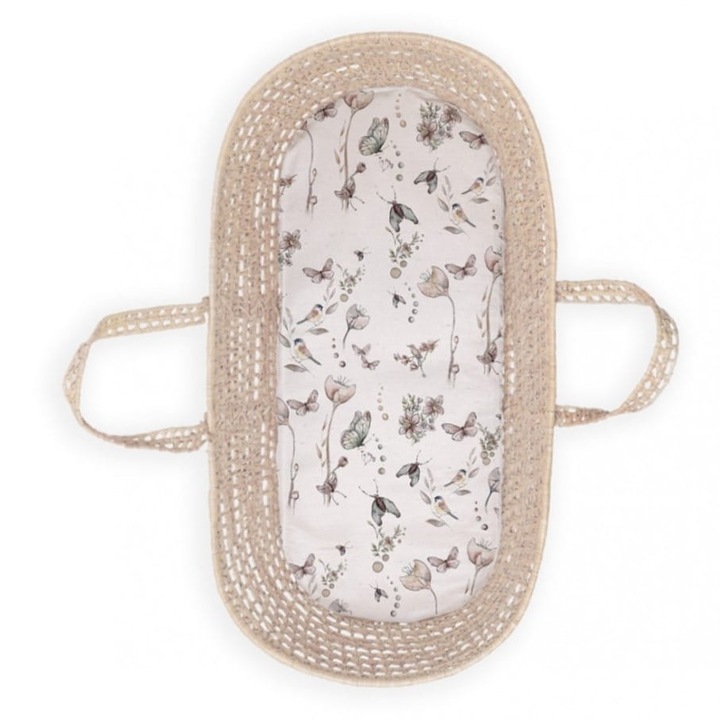 Lenjerie patut, Baby Steps, Bumbac, 75x37cm, Eu elastic