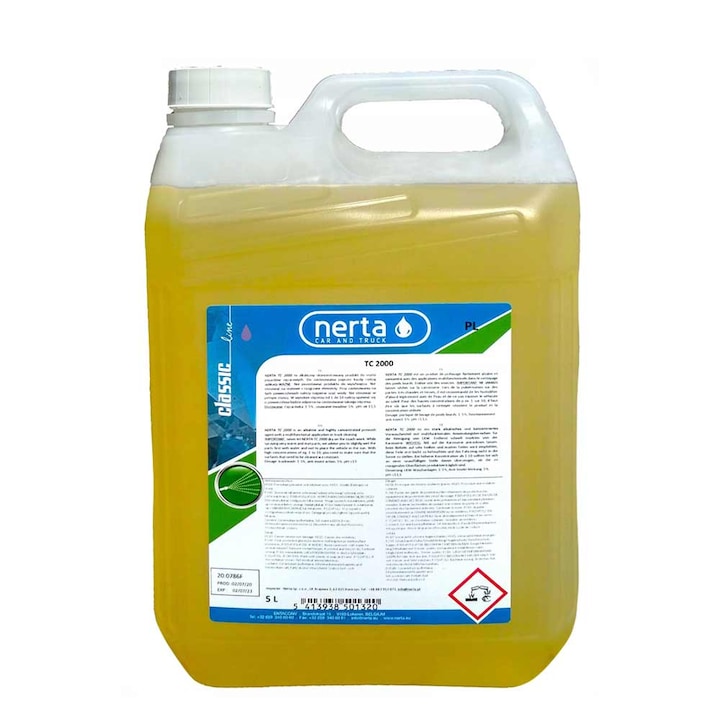 Set Spuma activa auto Nerta TC 2000, 5l, galben