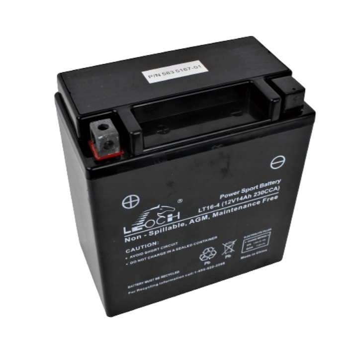 Baterie cu gel, Husqvarna, ST 424, 12V, 14Ah, 230CC, 5.285kg