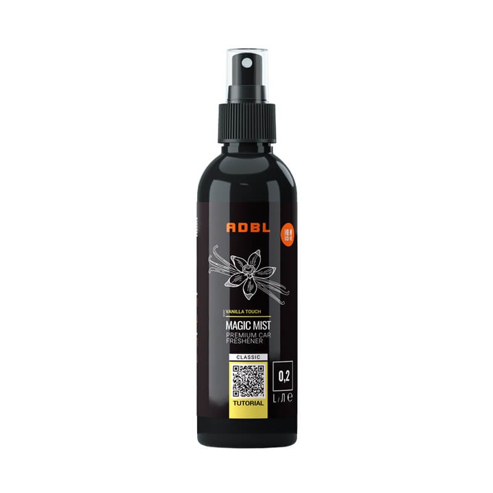 ADBL Magic Mist Vanilla Touch 200ml autóillatosító, általános használatra, klasszikus illat, 200ml