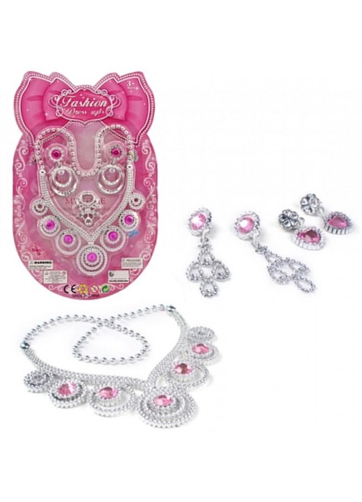 Set bijuterii Trifox, colier si cercei, 3 ani+, 288x191 mm