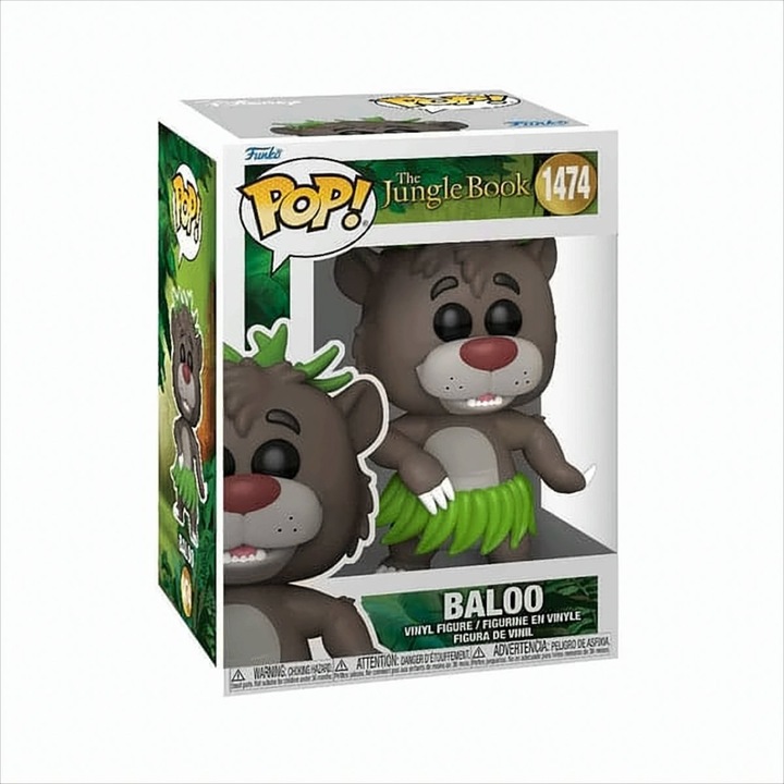 Фигурка FunKo, Книга за джунглата 1474 Baloo, винил, 9 см