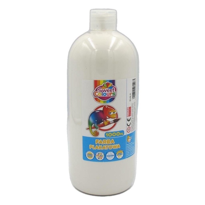 Fehér poszterfesték Sweet Colours, 1000 ml, 95x254 mm