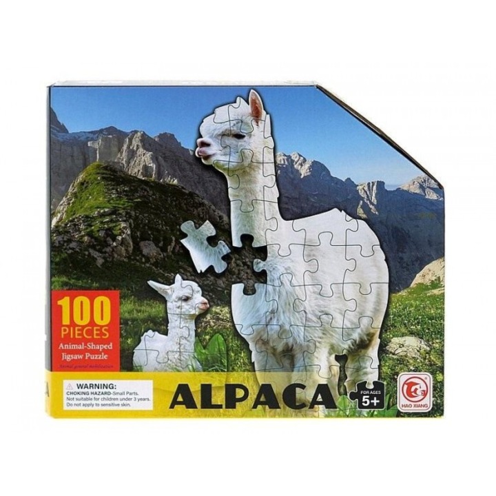 Пъзел Adar Lama, 100 части, 23x6.2x19.5cm, 5 години+