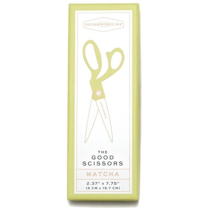Foarfece DesignWorks Ink Matcha Good As Gold, auriu, 19.7cm