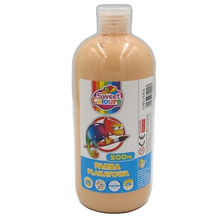 Sweet Colours plakátfesték, testszínű, 500 ml, 173x70mm