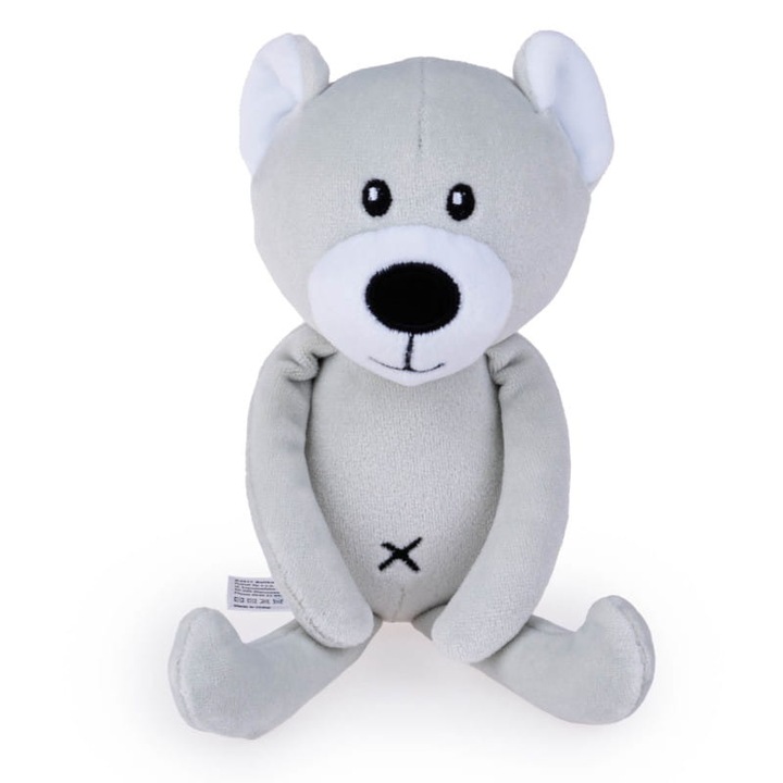 Ursulet de plus Bali Bazoo, gri, 19cm