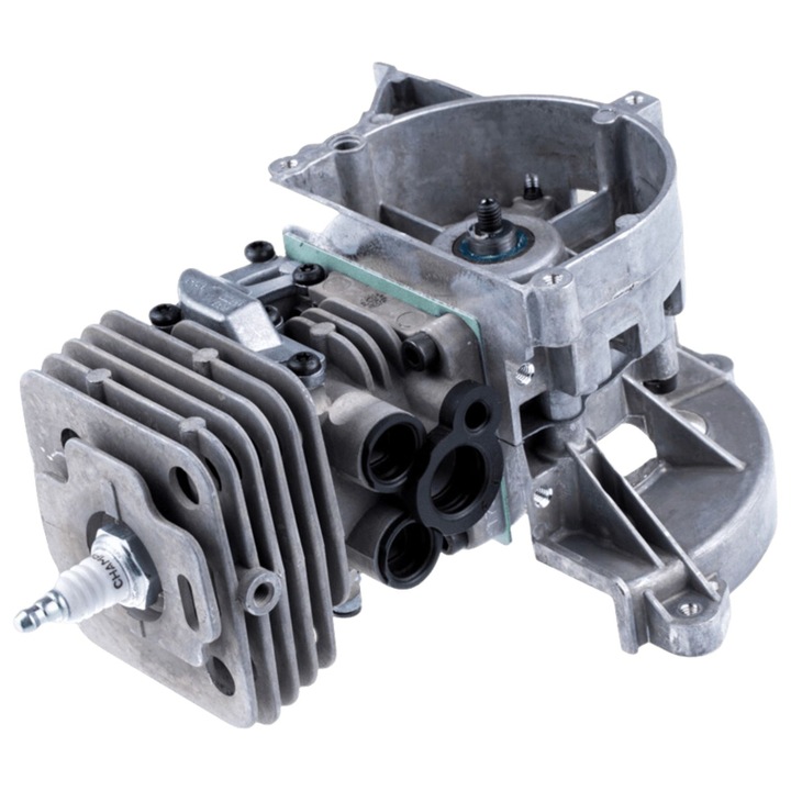 Komplett motor Husqvarna 333R 535RX-hez, henger dugattyúval, ezüst
