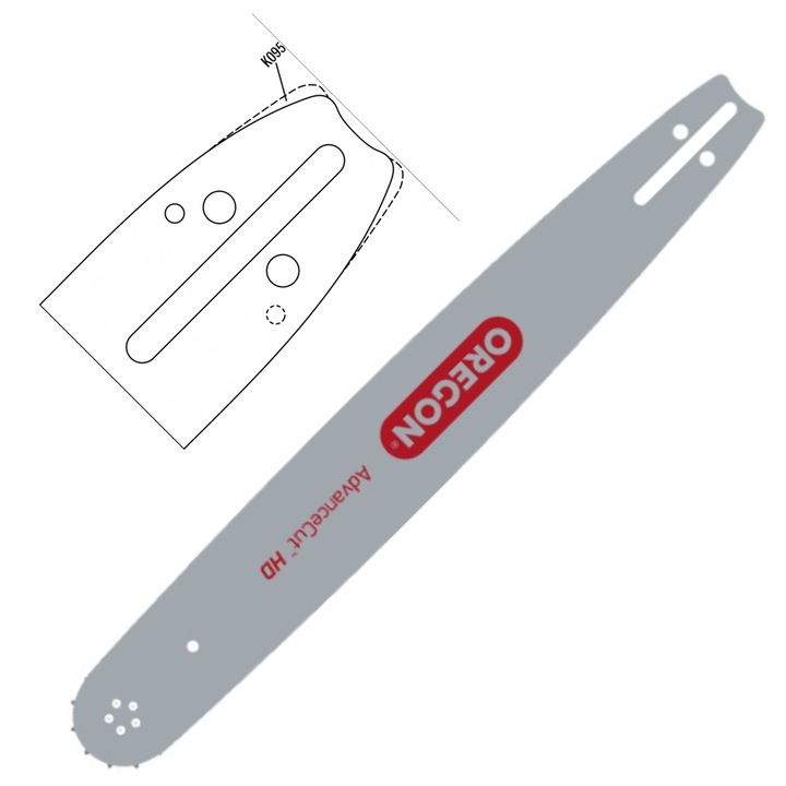 Lama ghidaj AdvanceCut HD, Oregon, 15", 3/8", 1.5mm, K095