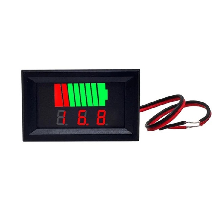 Индикатор за заярд на батерия, Elektroweb, 12-60V
